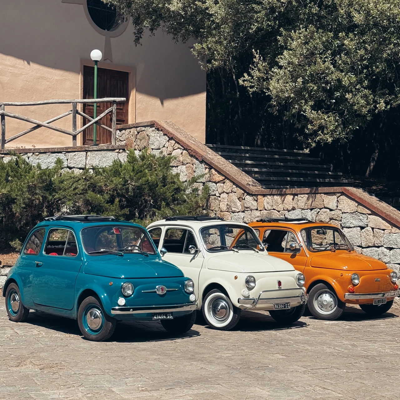 Original 500 Vintage Ride cars in Sardinia
